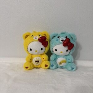 Hello Kitty & Friends x Care Bears collection Funshine Bear And Wish Bear